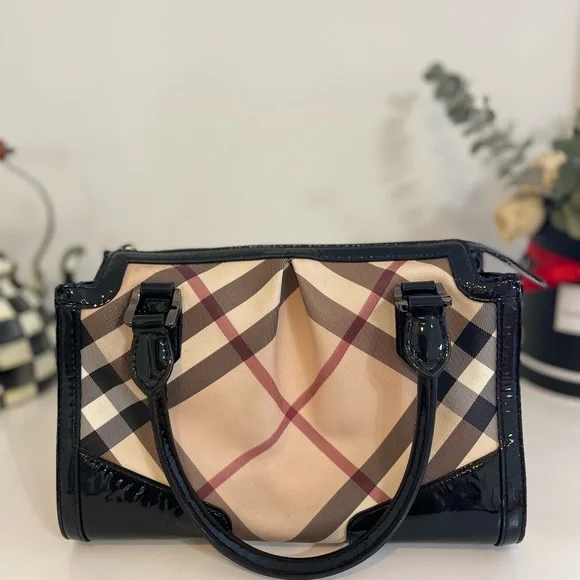 Burberry Classic Nova Check Bag Black - Picture 4 of 16